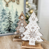 Wood Snowflake Tree