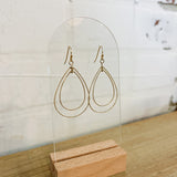 Double Teardrop Earring