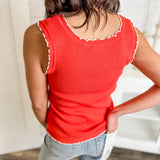 Ribbed Sweater Tank