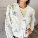 Garden Party Floral Knit Cardigan