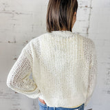 Garden Party Floral Knit Cardigan