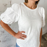 Everyday Grace Puff Sleeve Tee