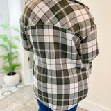 Button Down Plaid Shacket