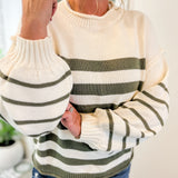 Striped Sweater Top