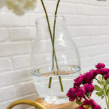Clear Widemouth Vase