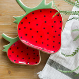 Large Wood Strawberry Tray
