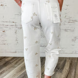 Meadow Stitch Embroidered Denim Jeans