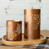 Bronze Leaf Lanterns