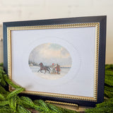 Habitants In The Sleigh | 9x7"