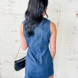 City Chic Denim Shift Dress