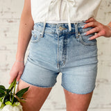 Sunny Day Classic Mid Rise Denim Shorts