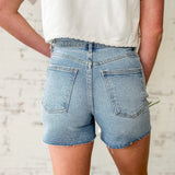 Sunny Day Classic Mid Rise Denim Shorts