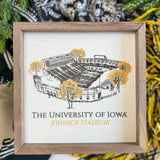 8x8" Sketch Kinnick Stadium