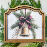 9 x 10" Provincial Christmas Bell Framed Art