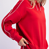 Modal Scuba Double Piping Polo Top