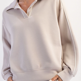 Modal Scuba Double Piping Polo Top