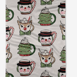 Vintage Mugs Tea Towel