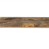 Oval Mango Wood Footed Tray