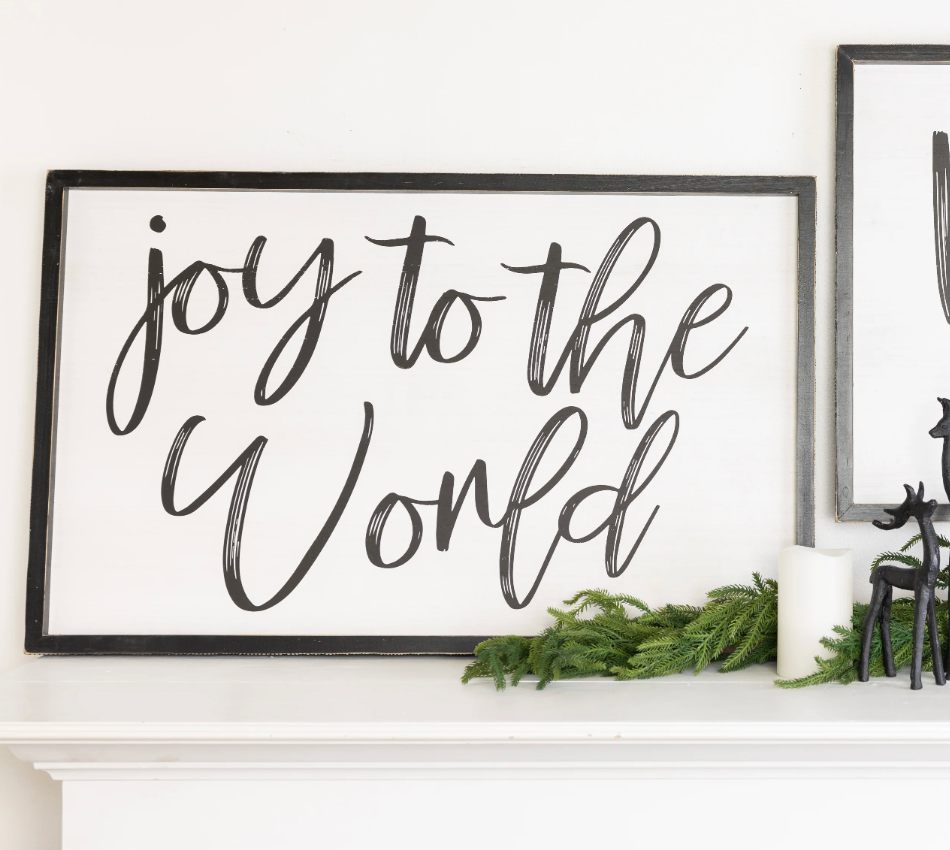 MDF Joy WorldPeace Earth Wall Art