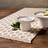 Taupe Block Print Runner