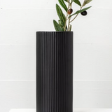 Black Lined Vase