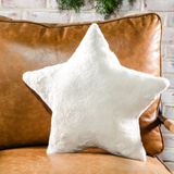20" White Star Pillow