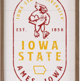 16x24" Stamp Poster Iowa State