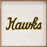8x8" Retro Script Iowa