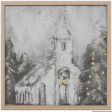 16" Canvas Church Decor