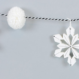 60" Snowflake Garland