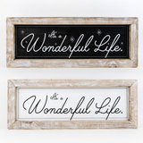 24" Reversible Wonderful Sign