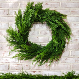 24" Cedar Green Wreath