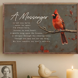 16x10" A Messenger Cardinal