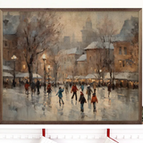 20x16" City Skating Memories