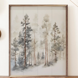 16x20" Watercolor Timber