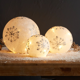 LED Snowflake Globe