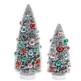 9"/12" Colored Ornament Tree