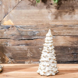 7" Snowy Gold Tree