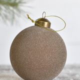 3.15" Taupe Ornament