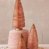 9" Pink/Gold Tip Tree