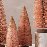 6" Pink/Gold Tip Tree