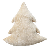 18" Beige Tree Pillow
