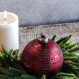 4" Red Ornament Jar
