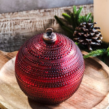 5" Red Ornament Jar
