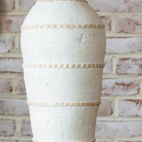 17" Terra Cotta Line Vase