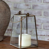 Glass And Iron Hanging Lantern