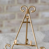 7" Gold Triangle Back Easel