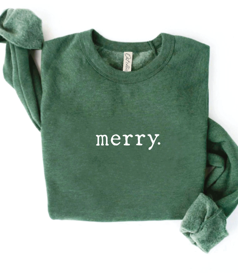 Merry Graphic Sweatshirt