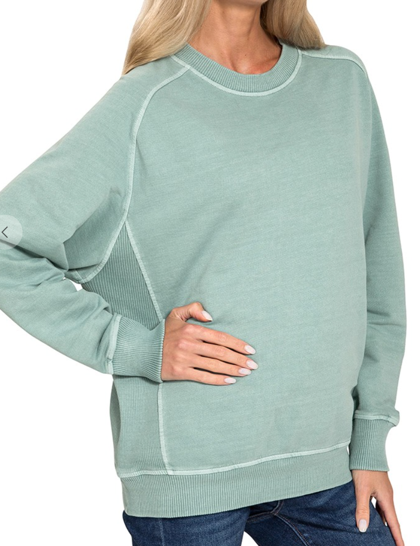 Enzyme Washing Pullover