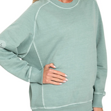 Enzyme Washing Pullover